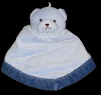 Tiddliwinks Teddy Bear Blue Blanket Security Lovey
